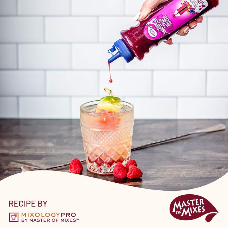 Master of Mixes Cocktail Essentials Infused Raspberry Syrup, 375 ML Bottle (12.7 Fl Oz) - Image 3